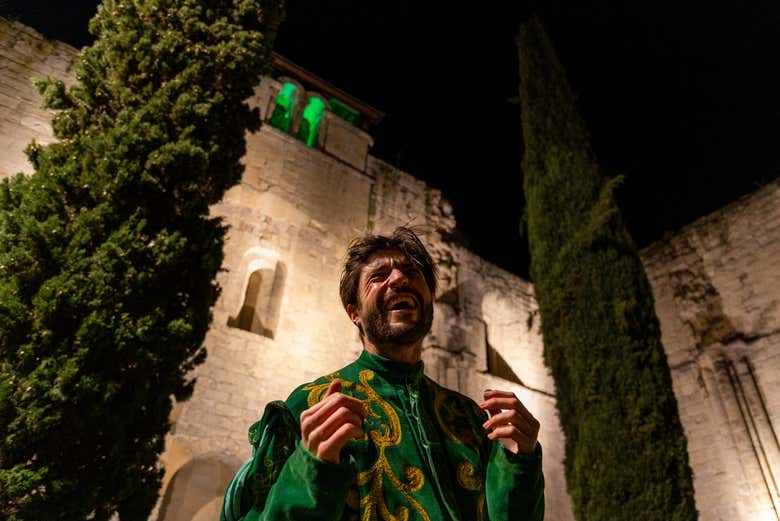 Uno de los personajes del tour teatralizado por Valladolid 