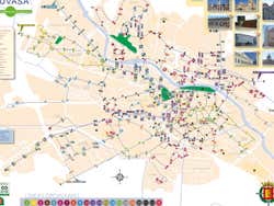 Plano líneas de autobuses de Valladolid